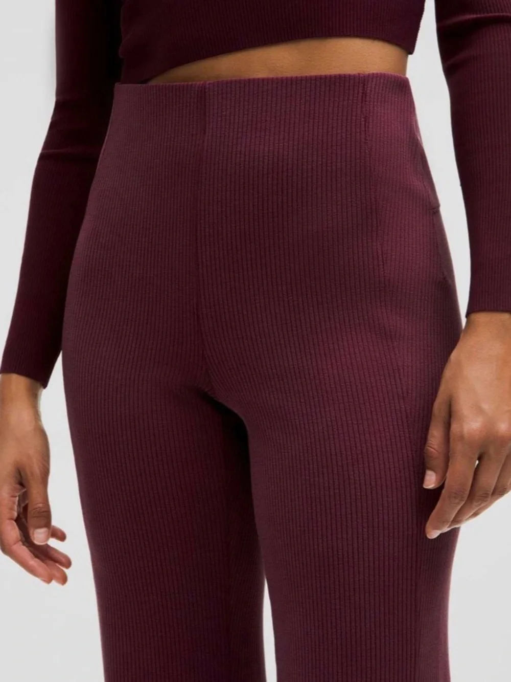 Lululemon Athletica NWT Ribbed Softstreme Flared Pant